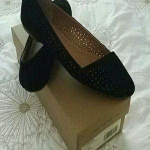 NIB Lucky Black Flats